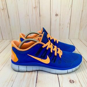 Nike Women's Free 5.0+ Size 7 Bright Citrus